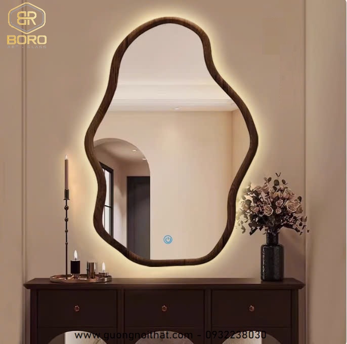 Gương nghệ thuật, gương hiện đại, gương nhà tắm, gương trang điểm