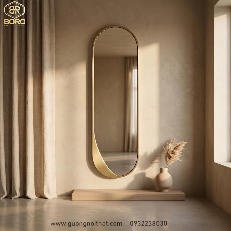 Gương toàn thân, gương treo tường hiện đại, gương trang trí