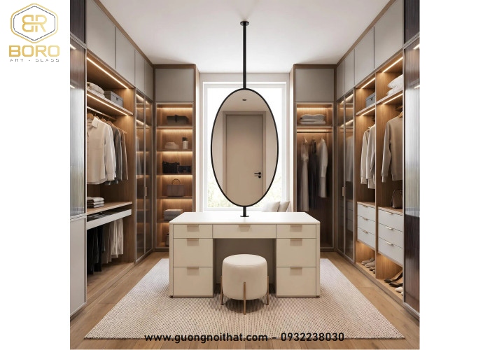 Gương khung inox, gương hiện đại, Gương treo trần , Gương khung inox treo trần