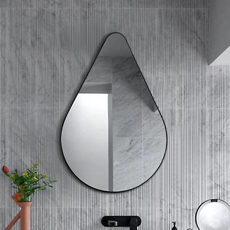 Gương khung inox , gương hiện đại, gương nhà tắm, gương giọt nước