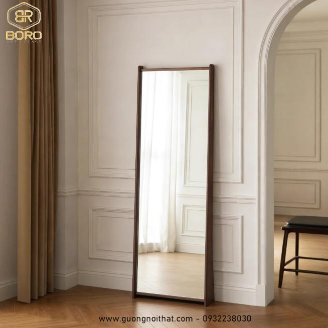 Gương toàn thân gỗ, gương treo tường, gương phòng thay đồ, gương trang trí