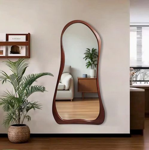 Gương trang điểm treo tường đơn giản kiểu dáng đặc biệt CNC117, kích thước 60*165 cm