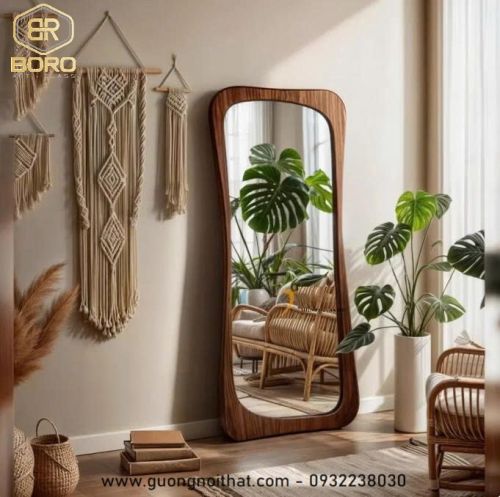Gương toàn thân hình dạng đặc biệt CNC132, kích thước 80*180 cm