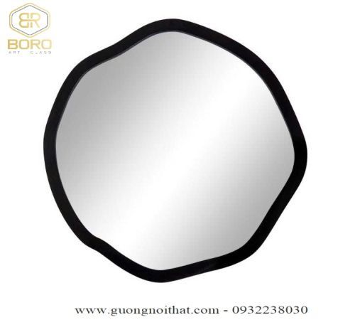 Gương trang điểm treo tường hình dạng đặc biệt CNC136, kích thước 60*60 cm