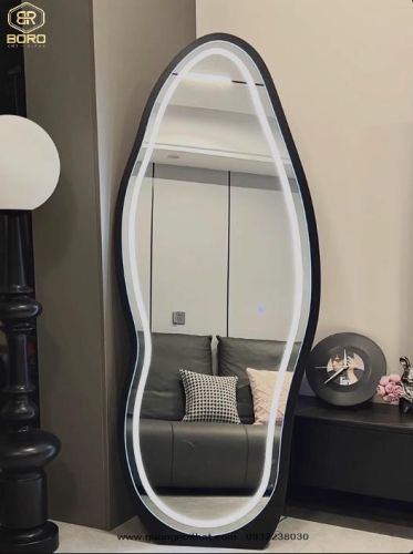 Gương trang điểm LED thông minh, gương treo tường, gương trang điểm cao cấp CNC172-LED