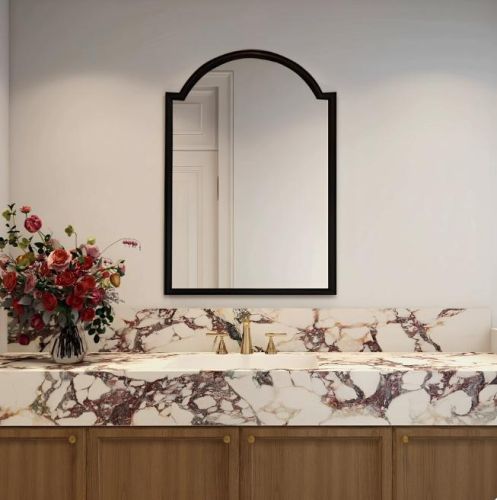 Gương phòng tắm, gương trang điểm treo tường CNC187, kích thước 60*80 cm