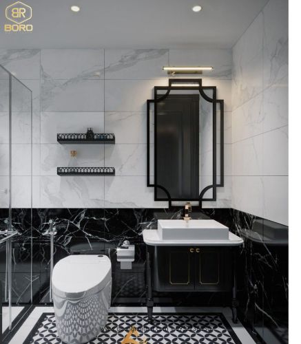 Gương phong cách Inodochine gương trang trí CNC194, KT 70*110cm
