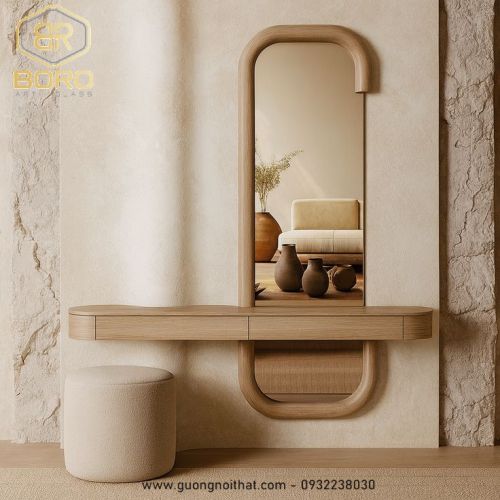 Gương toàn thân, gương treo tường hiện đại, gương trang trí CNC210, kích thước 50*160 cm