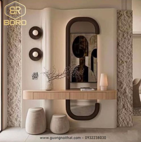 Gương toàn thân, gương treo tường hiện đại, gương trang trí CNC210, kích thước 50*160 cm