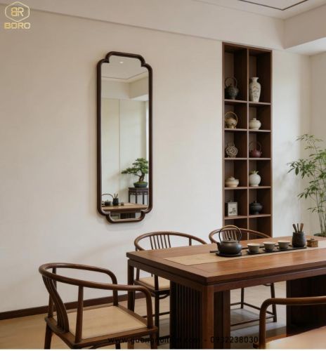 Gương toàn thân phong cách Indochine CNC29TT, kích thước 50*160 cm