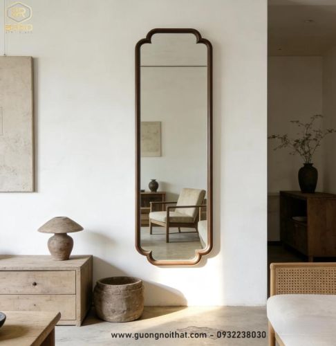 Gương toàn thân phong cách Indochine CNC29TT, kích thước 50*160 cm