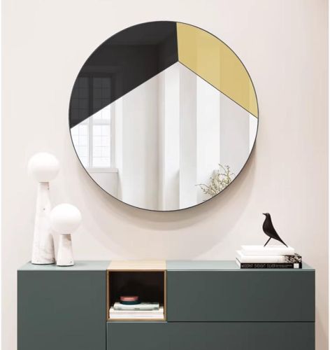 Gương trang trí, gương lối vào, gương lò sưởi kiểu Pháp, gương treo tường, gương phòng ăn GT03, kích thước 60*60 cm