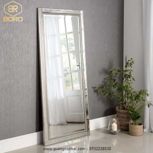 Gương dài toàn thân khung inox INOXBR176, kích thước 70*170cm