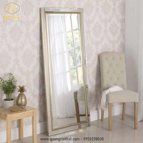 Gương dài toàn thân khung inox INOXBR176, kích thước 70*170cm