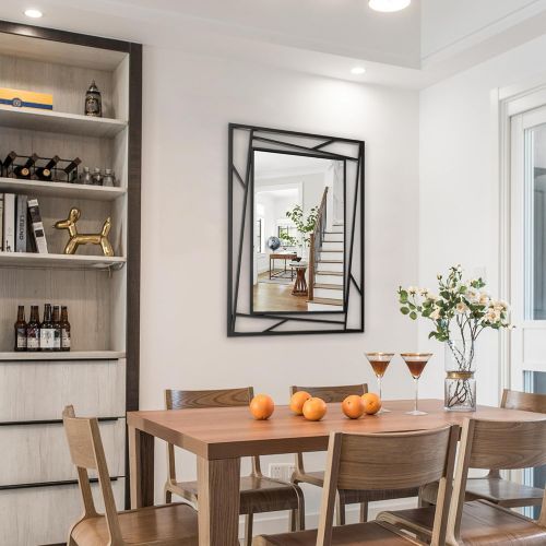 Gương phòng khách, gương trang trí hiện đại cho lối vào, phòng ăn, phòng ngủ INOXBR182, kích thước theo yêu cầu