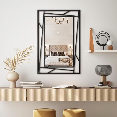 Gương phòng khách, gương trang trí hiện đại cho lối vào, phòng ăn, phòng ngủ INOXBR182, kích thước theo yêu cầu