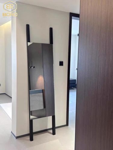 Gương toàn thân khung gỗ KGBR109, kích thước 50*200 cm