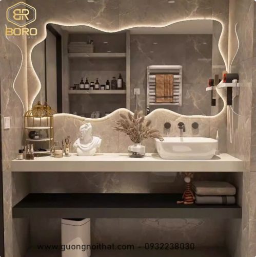 Gương phòng tắm thông minh đèn LED LED056