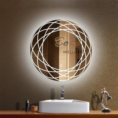 Gương đèn led trang trí. Có cảm ứng chạm LED241
