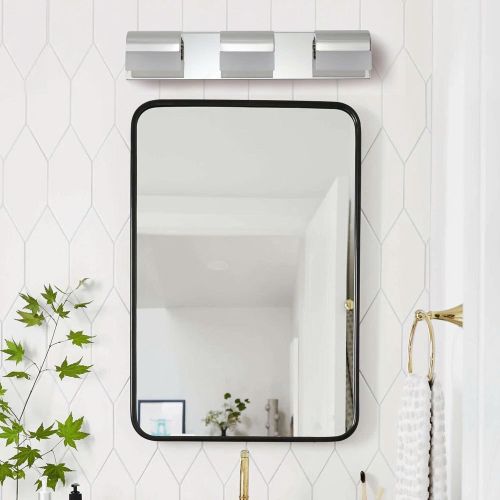 Gương hình chữ nhật khung nhôm gương phôi Bỉ NHOMBR004, KT 60*80 cm