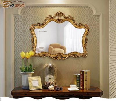 Gương trang trí, gương nhà tắm, gương  cổ điển PU843,  Kích thước 95*78 cm