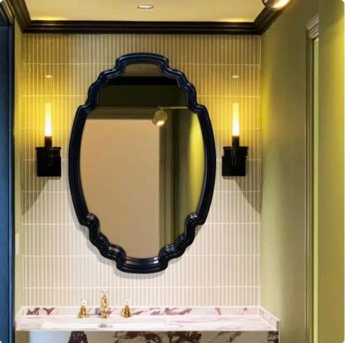 Gương trang trí, gương nhà tắm PU856Đ, Kích thước 60*90 cm