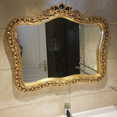 Gương trang trí, gương tân cổ điển PU866, Kích thước 95*72 cm