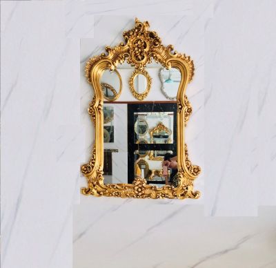 Gương tân cổ điển, gương trang trí PU868, Kích thước 97*141 cm