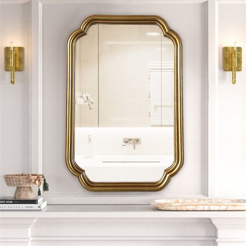 Gương trang trí, gương nhà tắm PU869A, Kích thước 60*90 cm