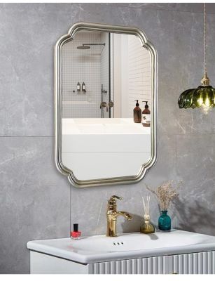 Gương trang trí, gương nhà tắm PU869B, Kích thước 60*90 cm