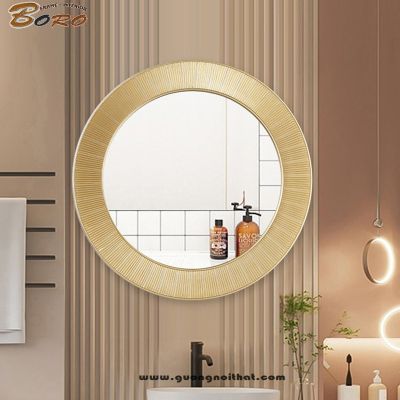 Gương trang trí, gương nhà tắm, gương  cổ điển PU870,  Kích thước 78,5*78,5 cm