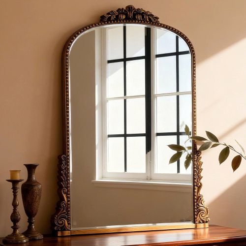 Gương cổ điển Châu Âu, gương trang trí PU880A,  Kích thước 70*100 cm