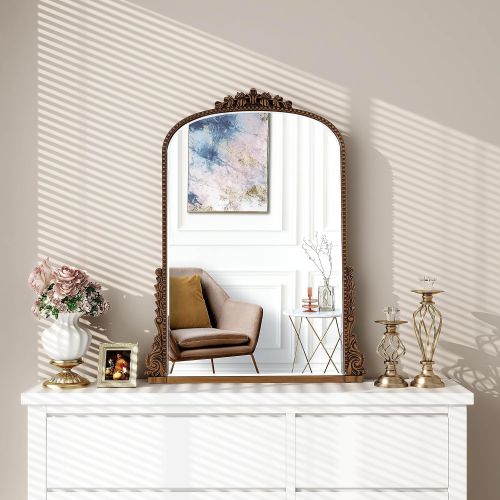 Gương cổ điển Châu Âu, gương trang trí PU880A,  Kích thước 70*100 cm