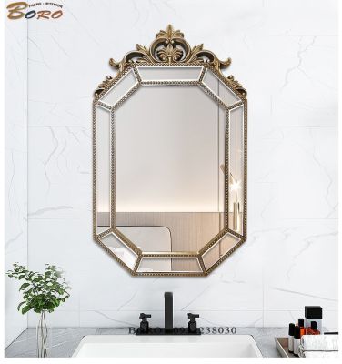 Gương trang trí, gương nhà tắm PU935, Kích thước 65*105 cm