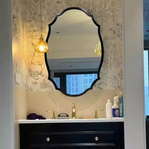 Gương bàn trang điểm, gương phòng tắm PUM2Đ, Kích thước 50*70 cm