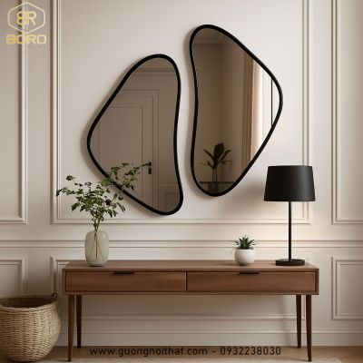 Gương trang tr&iacute; theo bộ của xưởng BORO